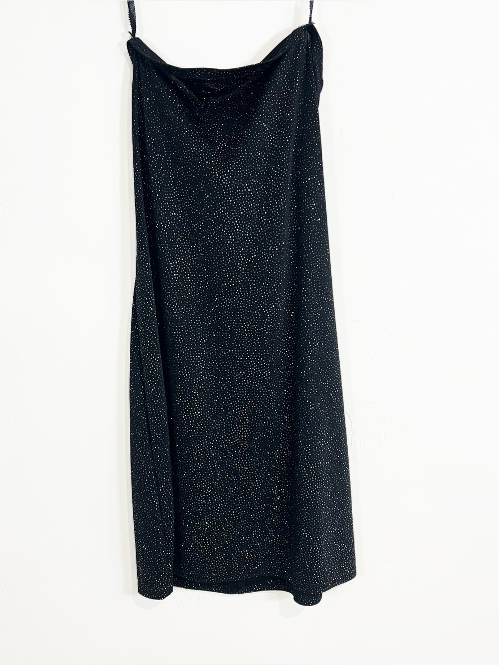 Jump! Juniors Sparkle Sequin Strapless Mini Dress Black Size 5/6 Y2K